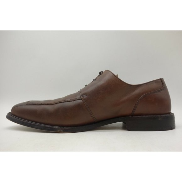 Florsheim Brown Leather Split Toe Lace Up Oxfords Shoes Men\'s 13 D main image 10